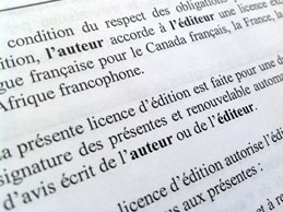 Une licence d'édition