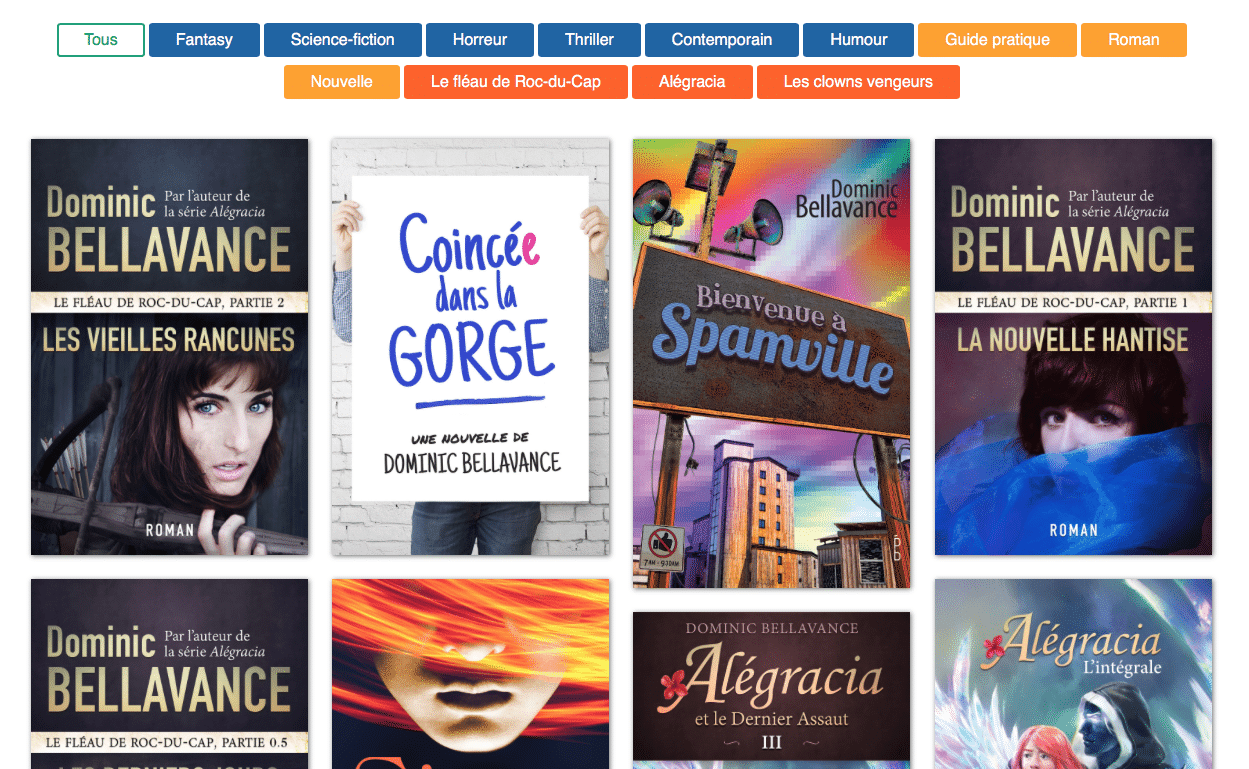 Nouvelle section Livres