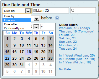 Pour spécifier les dates d'échéance