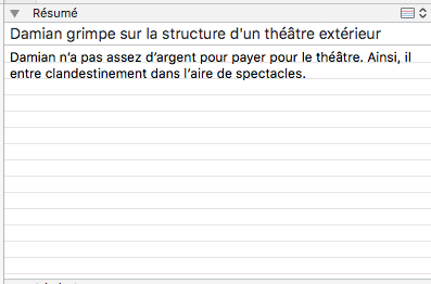 Fiche de texte - Damian grimpe sur la structure