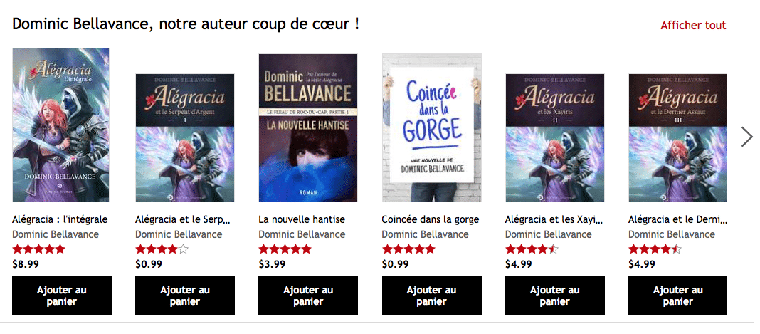 Dominic Bellavance sur Kobo