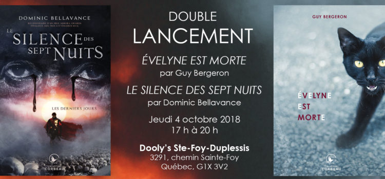 Venez au lancement de la série <i>Le silence des sept nuits</i> ce jeudi à Québec!